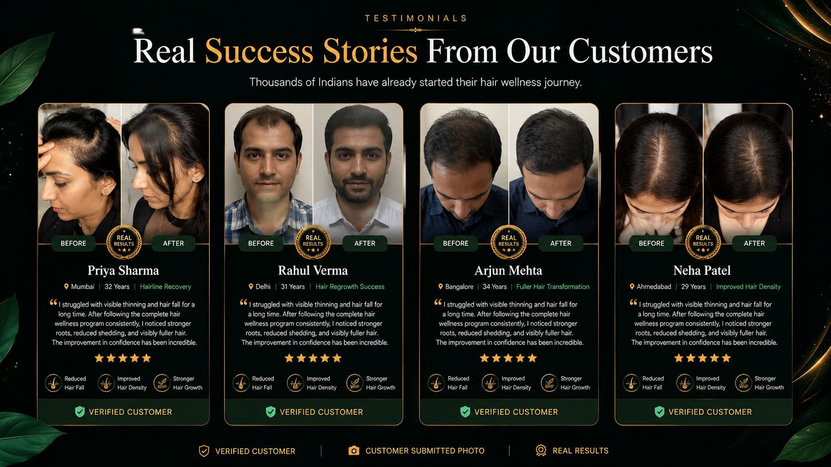 Success stories testimonials